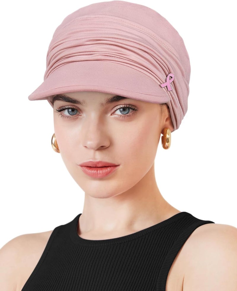 Awefeel Chemo Headwear Viscose Newsboy Cap for Women Fall and Winter Hats - Image 1